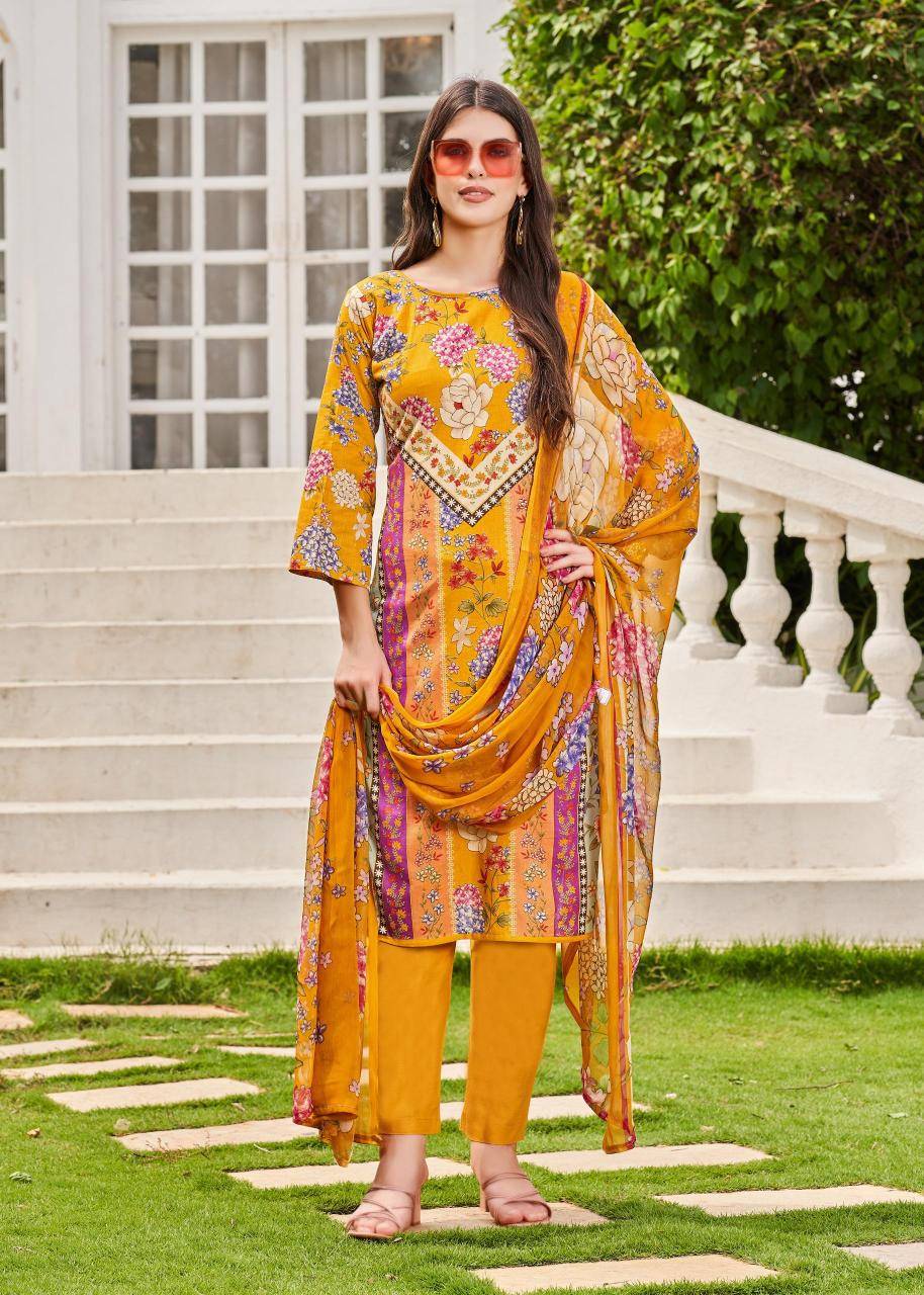 Alok suit ocean Wholesale dress material suppliers